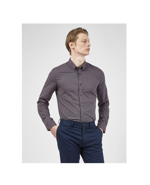 Geo Spot Print Shirt