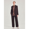 Evie Piped Satin Pant