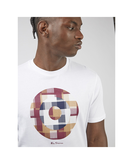 Fractured Gingham Tee