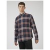 Oversized Brushed Check