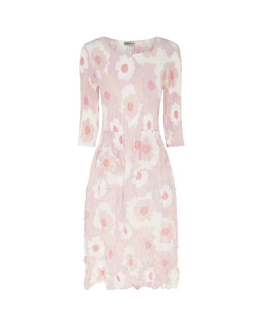 3/4 Sleeve Smash Pocket Dress