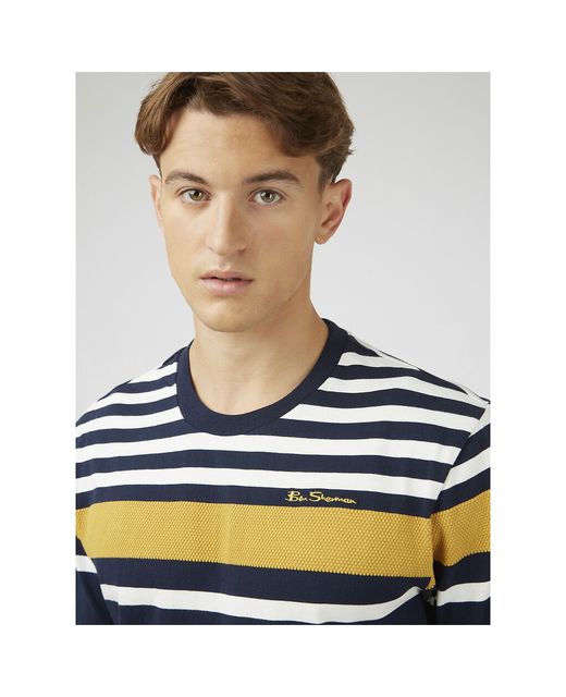 Engineered Stripe Tee