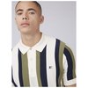 Vertical Wide Stripe Polo